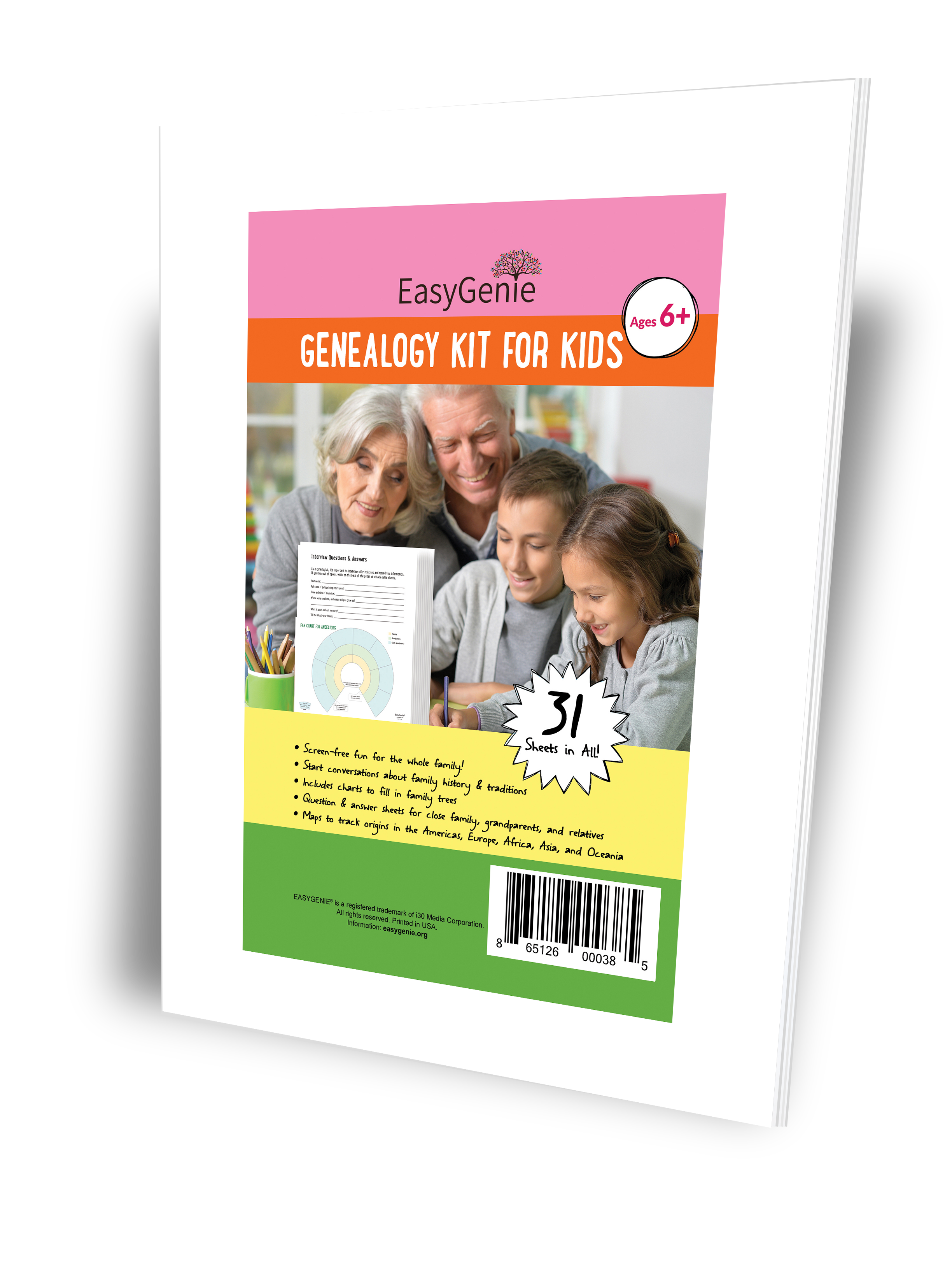 Genealogy Stories Kit (30 Sheets)