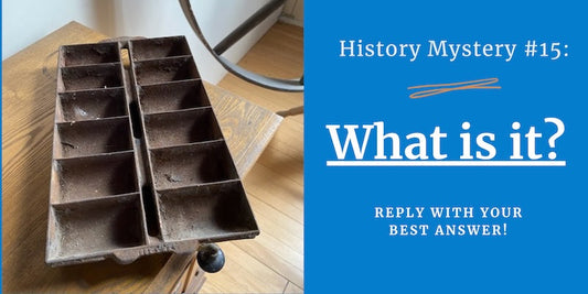 History Mystery #15: A very old segmented tray
