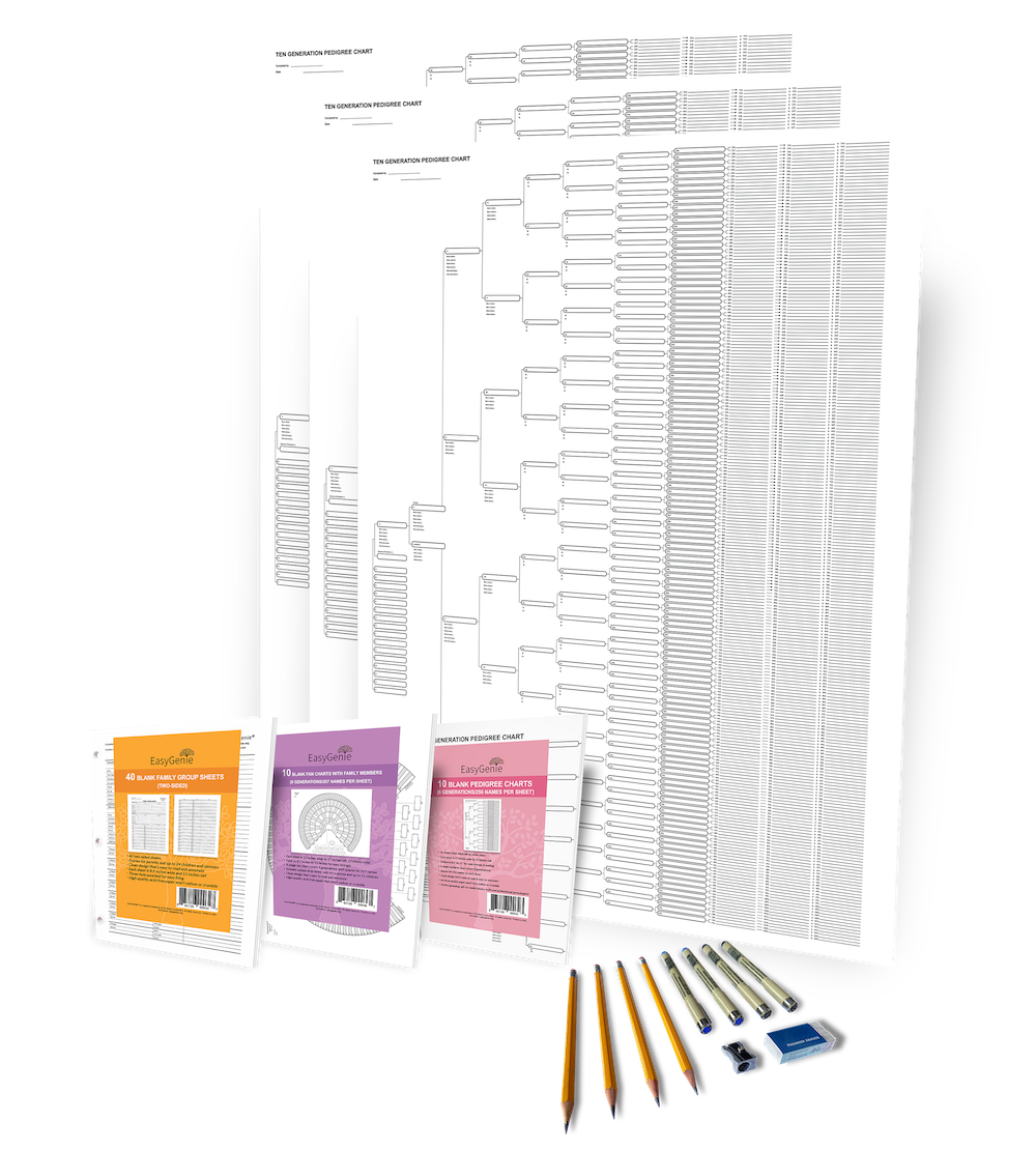 All Available Genealogy Charts β EasyGenie