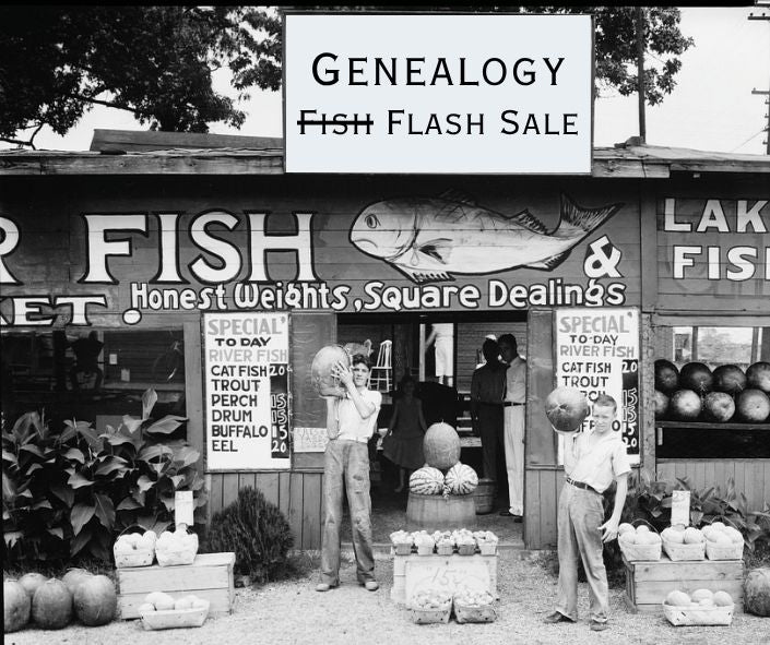 genealogy flash sale
