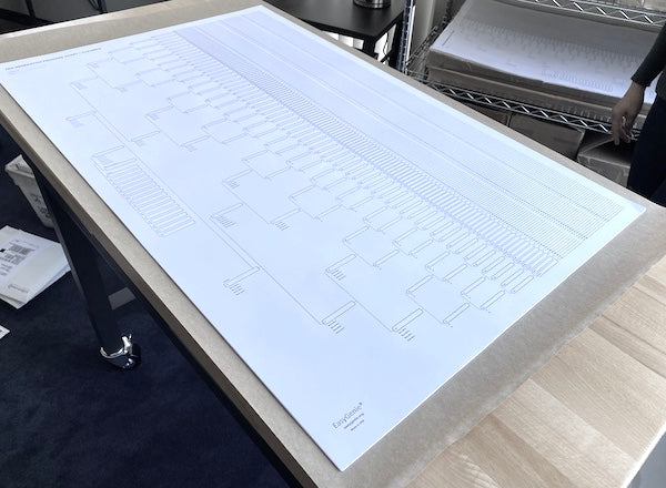 10-Generation Pedigree Charts (2 Unfolded Sheets)