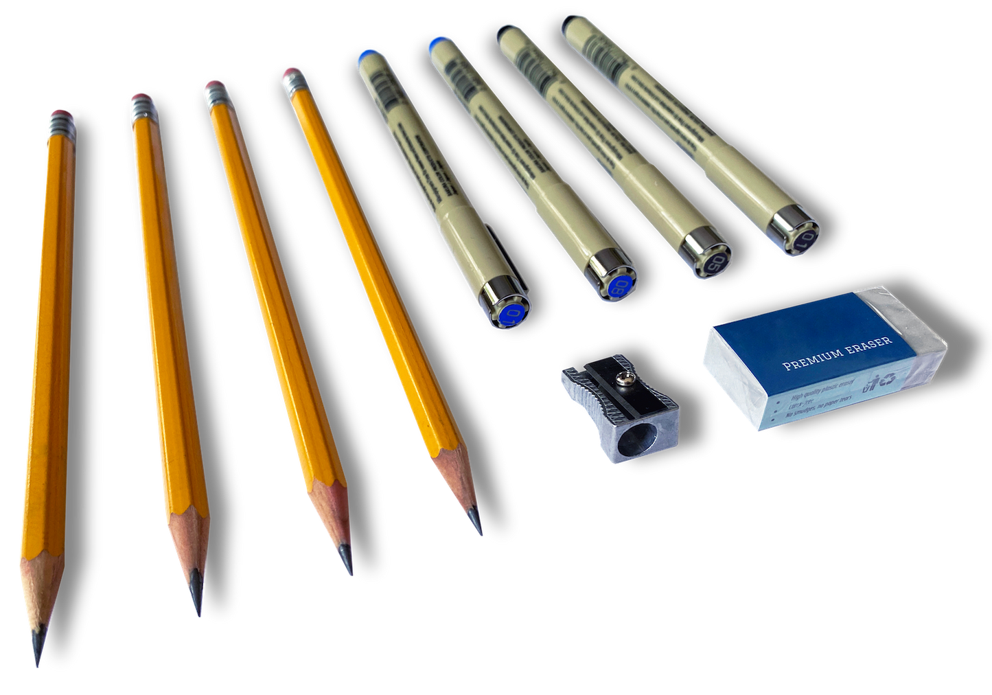 DELUXE Archival-quality pen and pencil set