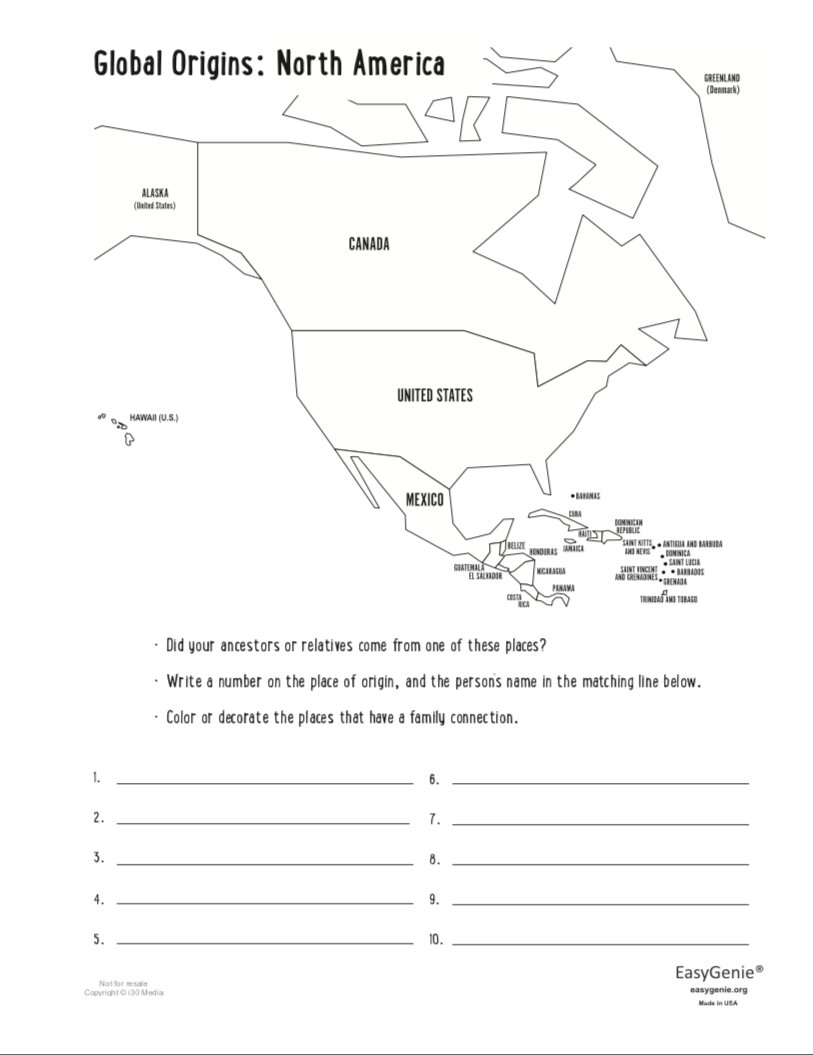 Genealogy Kit for Kids (Fillable PDF set)