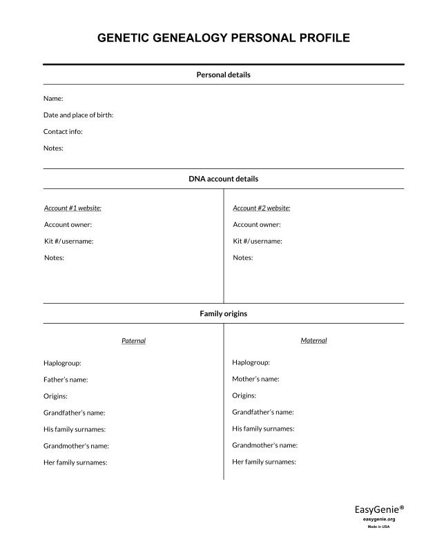 Genealogy Charts & Forms Starter Bundle