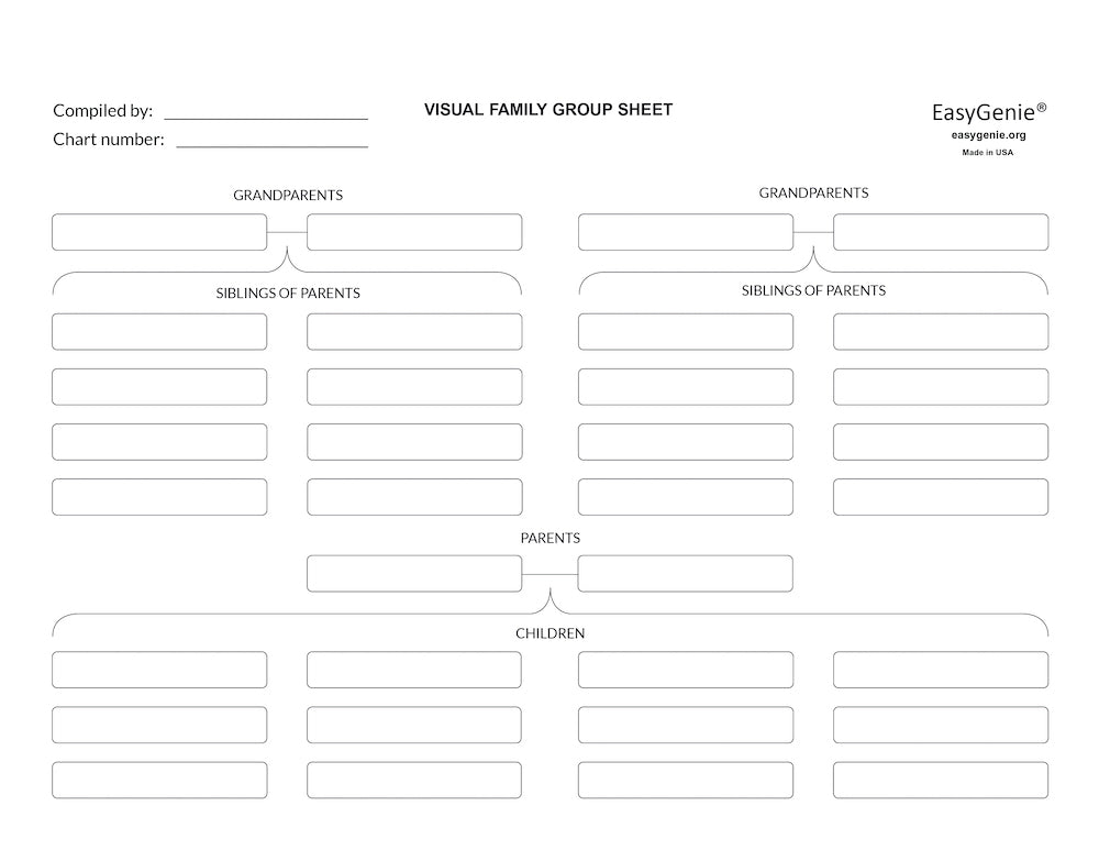 Genealogy Stories Kit (5 Fillable PDF Forms)