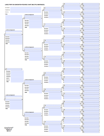 Fillable Genealogy PDFs – EasyGenie