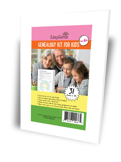 Genealogy Kit for Kids (31 sheets)